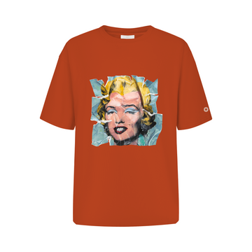 J Shin Chen Shot Sage Blue Marilyn Tee