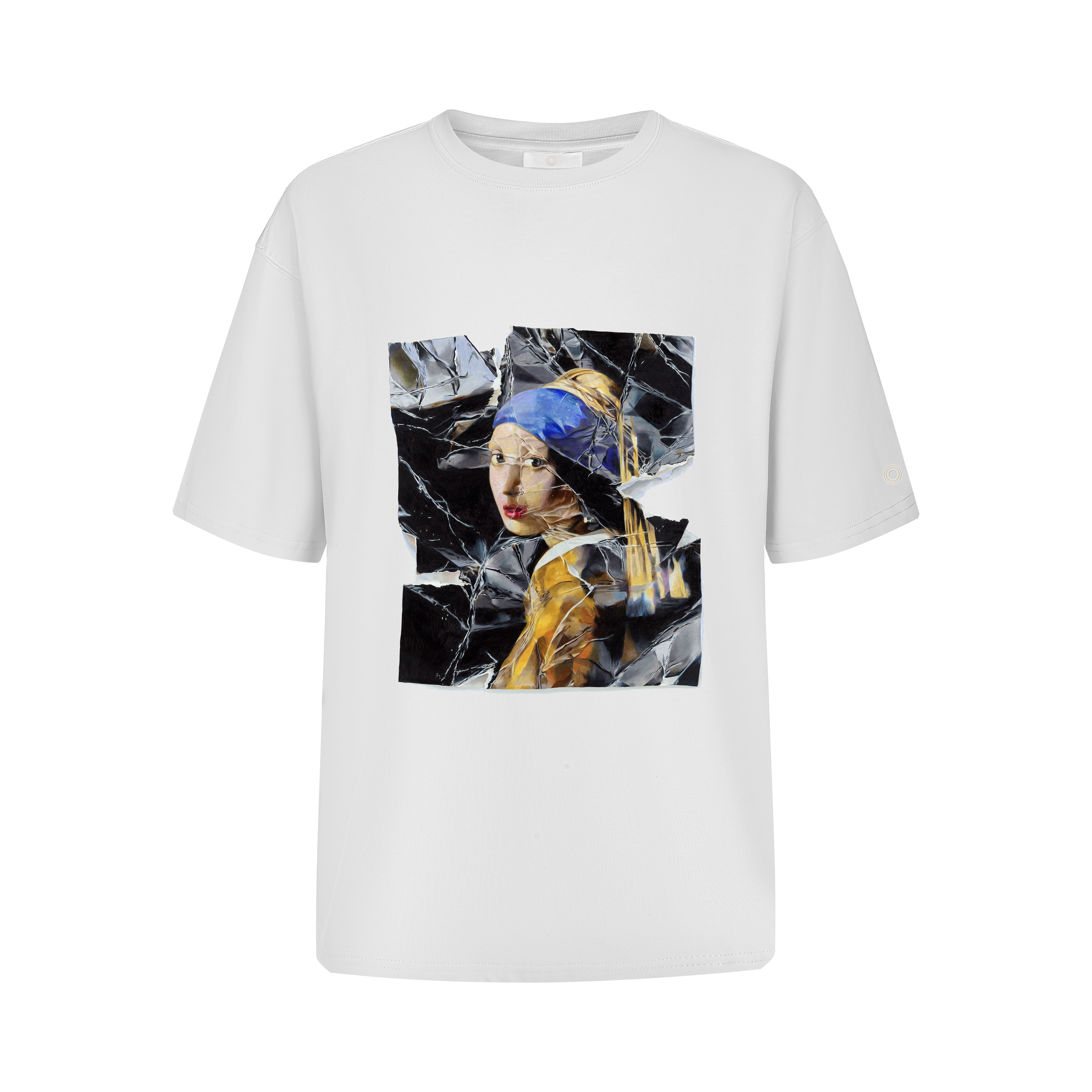 J Shin Chen The Girl with a Pearl Tee