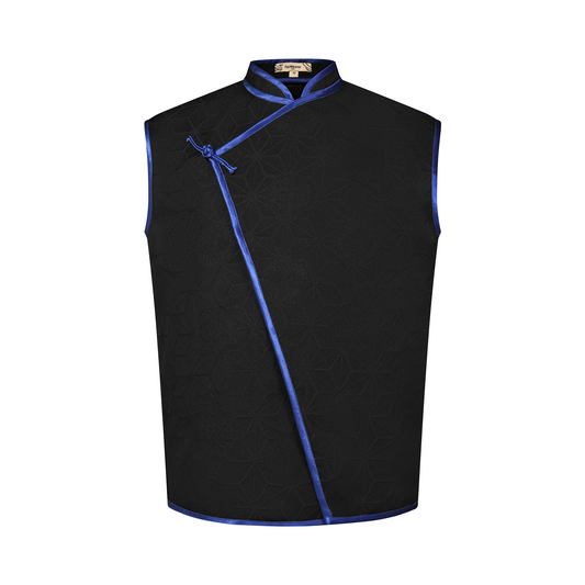 Chinese Dragon Slant Cut Vest