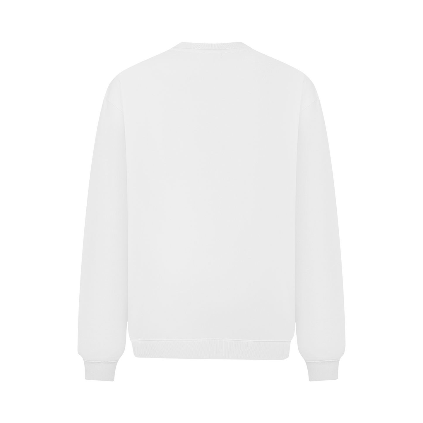 J Shin Chen Composition with Red, Yellow and Blue Crew Neck